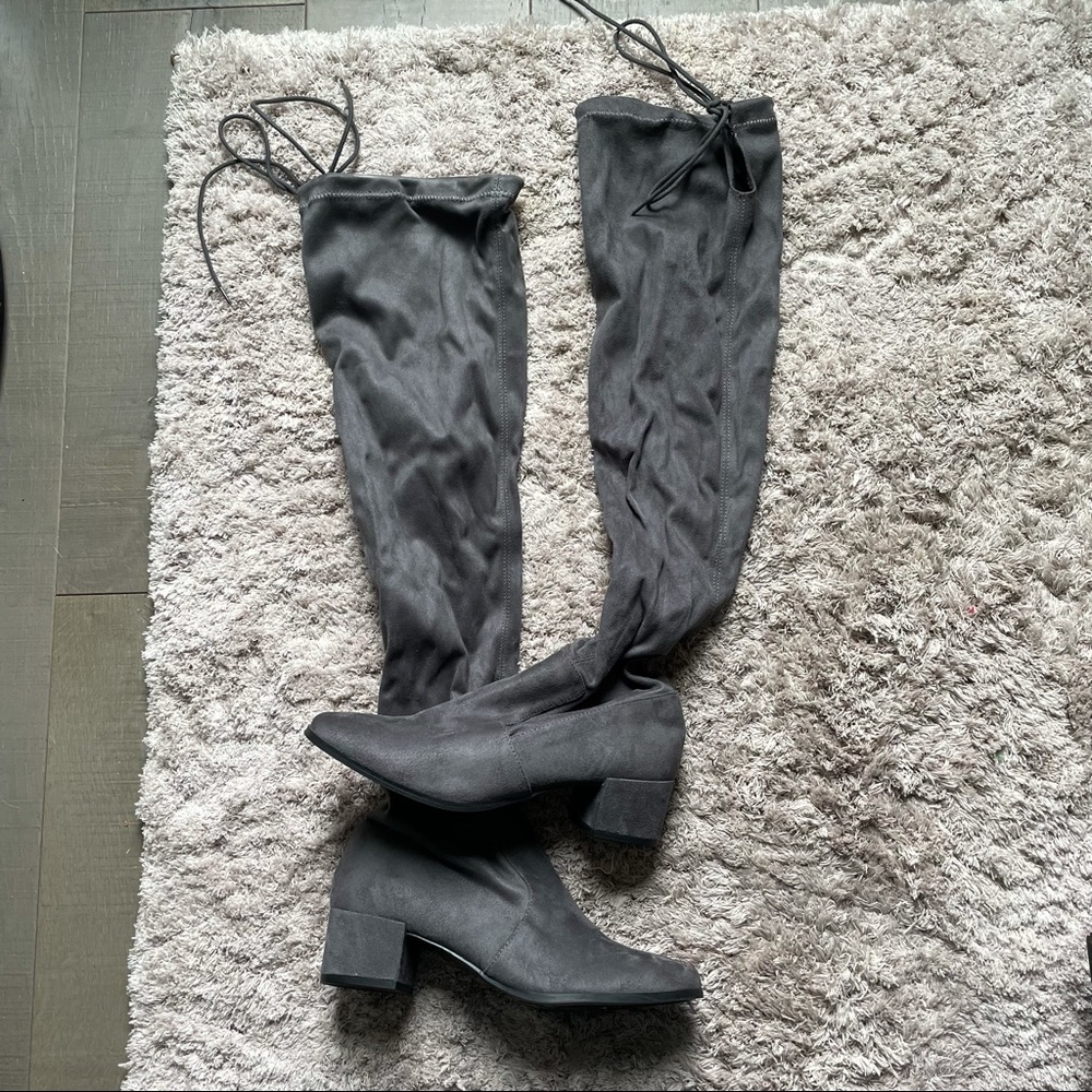 Knee High Suede Boots